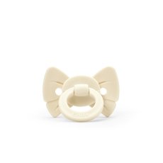 Binky Bow Newborn Elodie Details Silicone - Oat White
