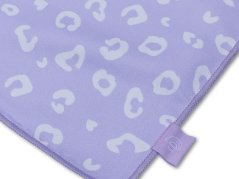 Swim Essentials Plážový ručník z mikrovlákna 135 x 65 Leopard fialový