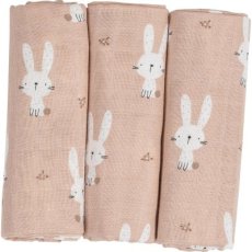 FREEON Bubaba Látkové plienky 3 ks Beige Bunnys