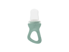 KikkaBoo Kŕmiace hryzátko Platinum Silicone Sage