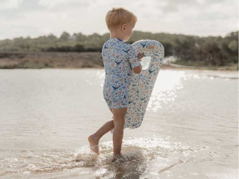 Nafukovací lehátko Little Dutch Ocean Dreams Blue