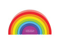Infantino Skládačka duha Magic Rainbow
