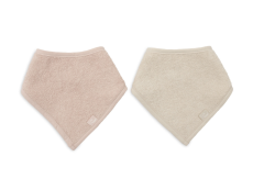 Jollein Podbradník bandana 2ks Silk Rose / Sand