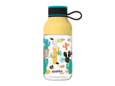 Dětská plastová láhev Quokka Ice s kaktusovým poutkem 430 ml