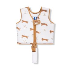 Dětská plavecká vesta Swim Essentials Brown Leopard 1-2 roky