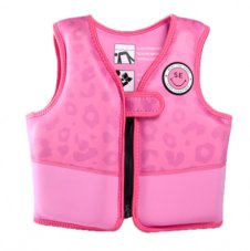 Swim Essentials Plavalni jopič za otroke Leopard Pink 3-5 let