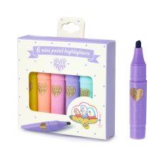 DJECO Mini zvýrazňovače, pastelové barvy, 6 ks