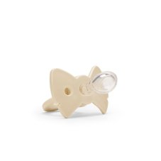 Elodie Details Cumlík Binky Bow Silicone - Oat White