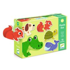 Djeco Puzzle Duo Zvieratká