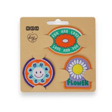KiETLA nášivky na suchý zips (Flower)