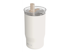 Quokka Termo hrnek z nerezové oceli s brčkem Mist Ivory 720 ml