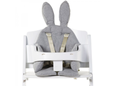 Childhome Sedacia podložka do detskej stoličky Rabbit Jersey Grey
