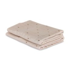 NUUROO Josefine Mušelínové plienky z bambusu 2 ks Stripe Bow