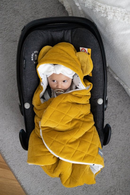 Fusak/zavinovačka/deka do autosedačky Sleepee Magic Jungle Powder Pink