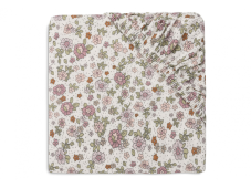 Jollein Napínacia plachta 40/50 x 80/90 cm Retro Flowers