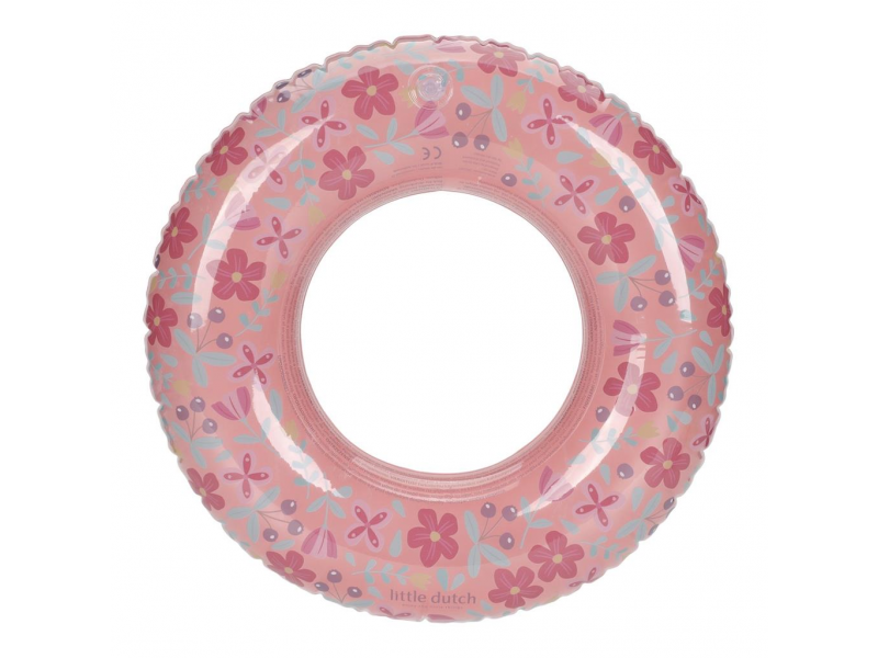 Little Dutch Nafukovací kruh Růžové květiny