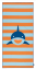 Swim Essentials Plážový uterák z mikrovlákna 135 x 65 cm Žralok