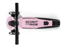 SCOOT AND RIDE Detská kolobežka - highwaykick 5 led - rose