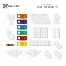 Connetix Magnetic komplet Rainbow Ball Run Pack 92 ks