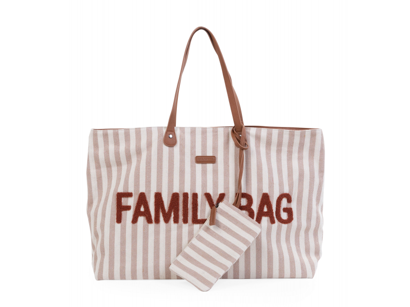 Childhome Cestovná taška Family Bag Canvas Nude