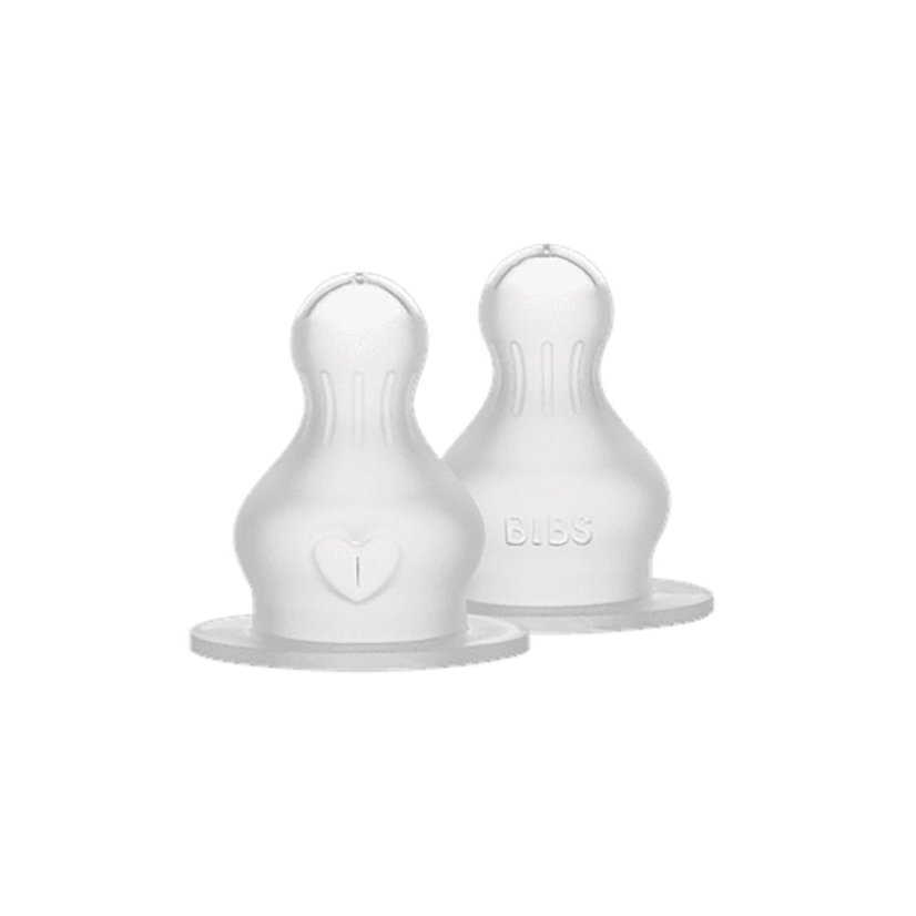 BIBS Baby Bottle silikónové cumlíky (rýchly prietok)