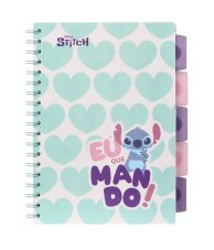 Spirálový zápisník Coolpack B5 se záložkami Stitch Pastel