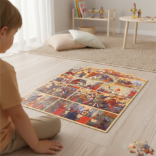 Djeco Rozprávkové puzzle Kráľ Artuš 100 ks