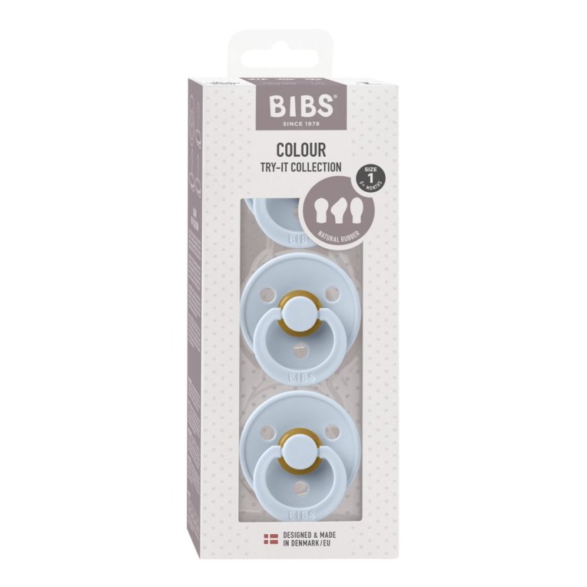 BIBS Colour TRY IT 3-balenie (Blush)
