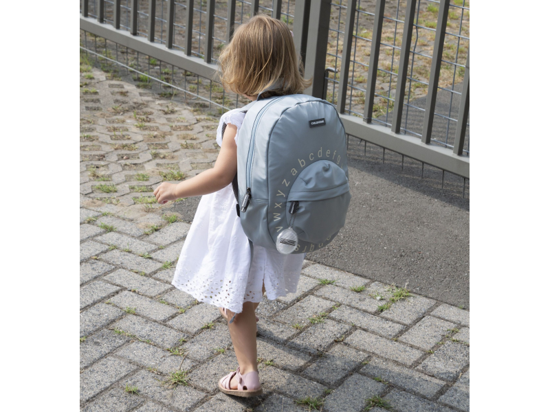 Childhome Detský batoh Kids School Backpack Grey Off White