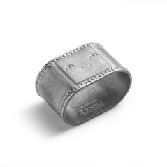 Prstan za prtiček Elodie Details - antično srebro