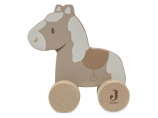 Jollein Kůň na kolečkách dřevěný Nostalgická jízda
