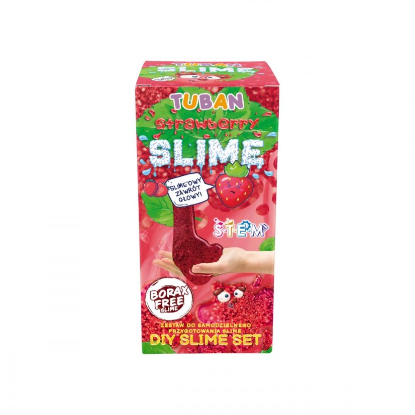 TUBAN DIY Slime Sada na výrobu slizu Jahoda