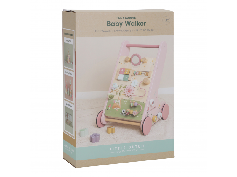 Little Dutch Chodítko s aktivitami drevené Fairy Garden
