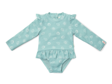 Little Dutch Plavky dlhý rukáv Ocean Treasures Surf Blue veľ. 98/104