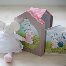 Meiya&Alvin darčekový set DELUXE knižka + hračka (myška Meiya)