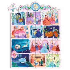 Djeco Príbehové Puzzle Popoluška 54 ks