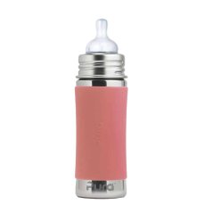 Pura nerezová dojčenská fľaša 325ml (Rose)