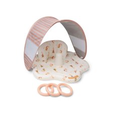Swim Essentials Vodná podložka so strieškou pre najmenších Mermaid Bubbles 76 cm