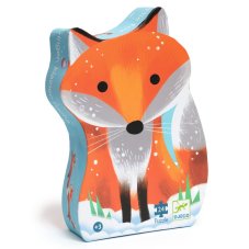 Djeco Siluetové puzzle Líška Ginger 24 ks