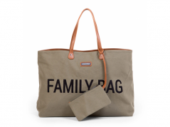 Childhome Potovalna torba Family Bag Canvas Khaki