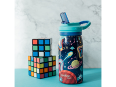Quokka Nerezová termofľaša s náustkom Pop Kids Space 445 ml
