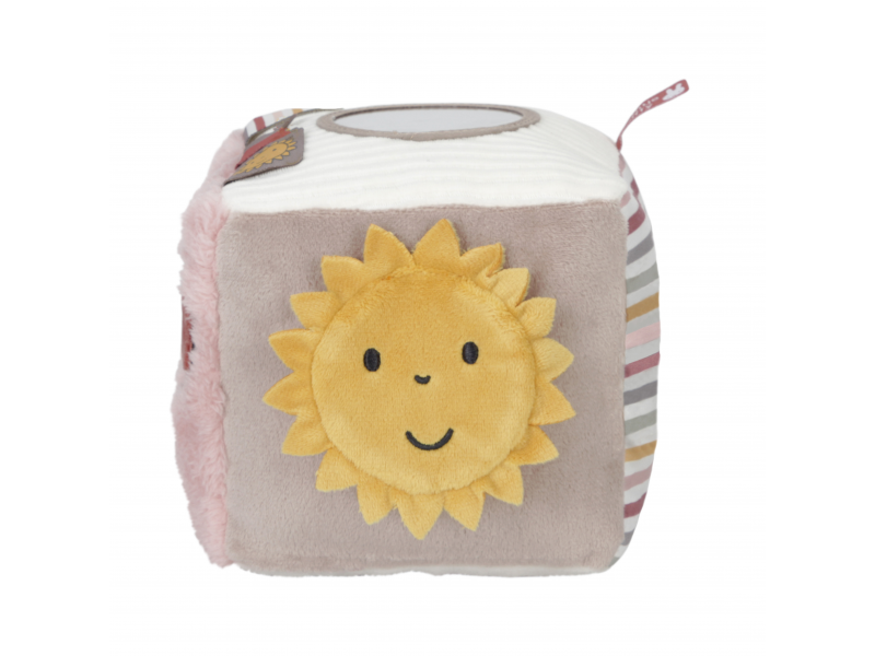 Little Dutch Kostka textilní králíček Miffy Fluffy Pink