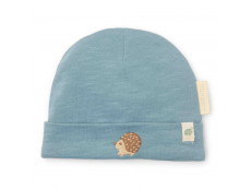 Čepice Little Dutch Beanie Stone Blue ve velikosti. 3-6 m
