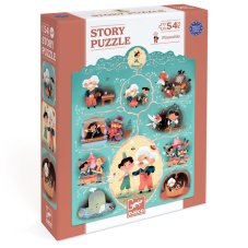 Djeco Rozprávkové puzzle Pinocchio 54 ks