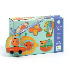 Djeco Puzzle Duo Dopravné prostriedky