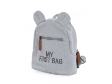 Childhome Detský batoh My First Bag Canvas Grey