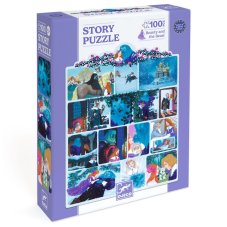 Djeco Rozprávkové puzzle Kráska a zviera 100 ks