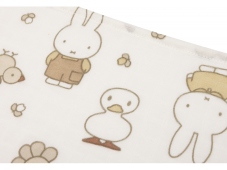 Jollein Plienky 3 ks 70x70 cm Miffy Family Farm