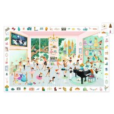 Djeco Objavovacie puzzle Tanečná škola 100 ks