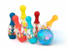 B-Toys Bowling sada se svítící koulí